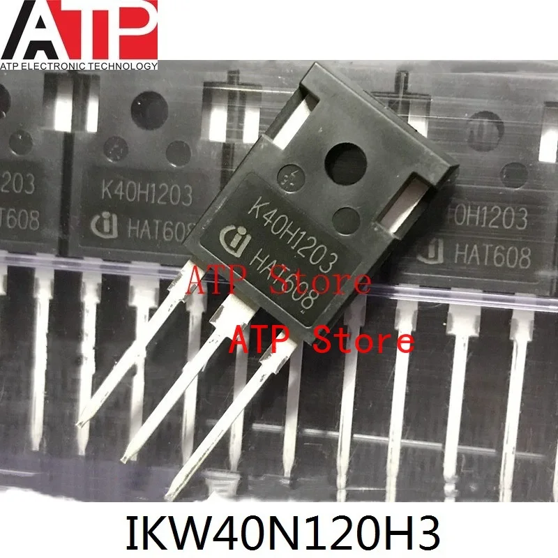 

10 шт./лот, новый оригинальный IKW40N120H3 K40H1203 TO-247 транзистор IGBT N-Ch 1200 В 40A TO247 IKW40N120H3FKSA1