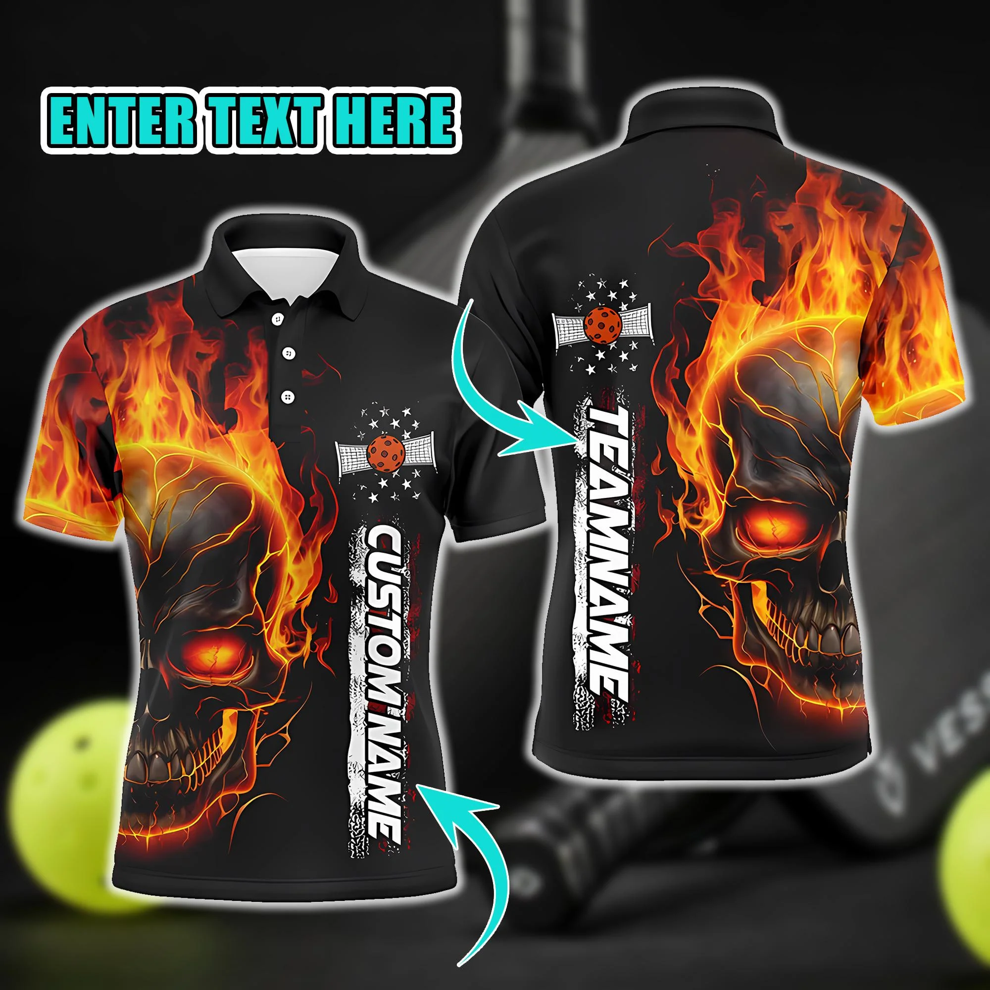Outdoor Sport Pickleball Graphic Polo Shirts Men Women Personalized Your Name Lapel Polo 3D Print Pickle Ball Jersey Clothing