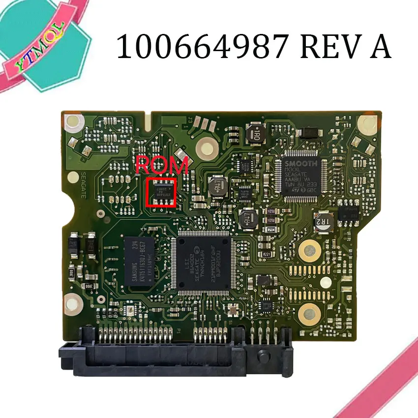 Seagate-Placa de disco rígido do desktop, número 100664987 REV A 100664987 REV B, ST2000DM001 , ST1000DM003,ST500DM002,5009 , 5011