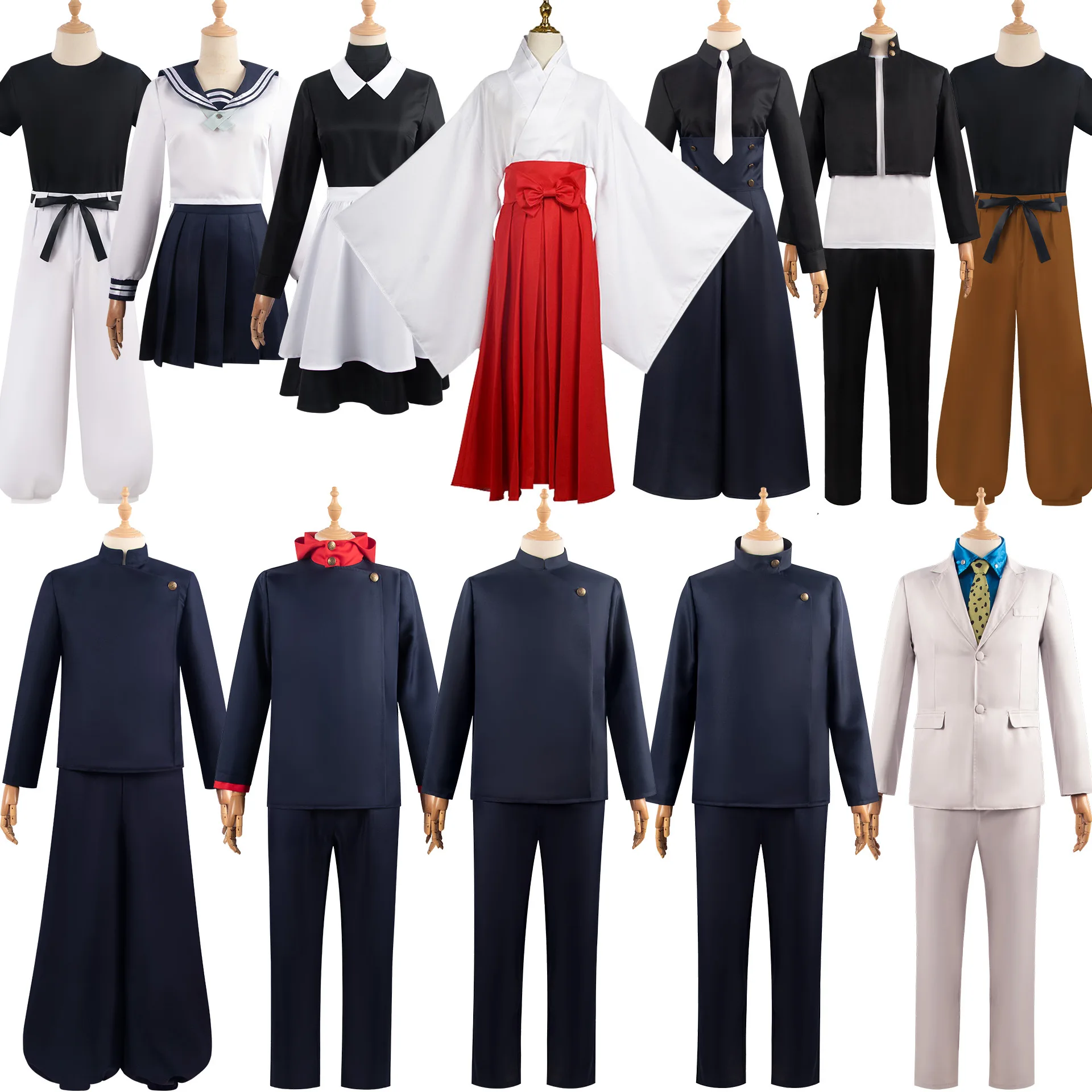 Jujutsu Kaisen  Satoru Gojo Takuma Sumeragi Kento Nanami Yuji Itadori Cosplay Costumes Disfraz  Halloween Party Suits Outfits