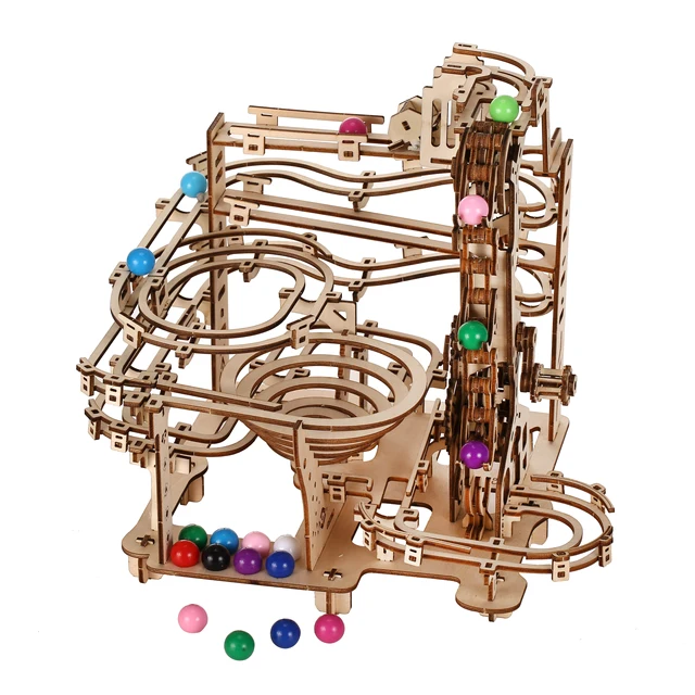 Drewniany model samochodu 3D Puzzle w skali, zestaw modeli do samodzielnego montażu, prezent rzemieślniczy, dekoracja domu, zestaw modeli do składania mechanicznego, zabawka budowlana