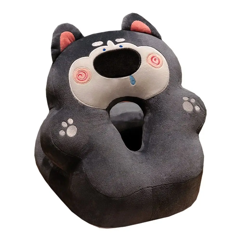 หมอนอุ่นมือสองด้าน & หมอนนุ่มพิเศษผ้าไหมน้ำแข็งสำหรับสุนัข หมอนงีบในออฟฟิศ ให้ความอบอุ่น หมอนตุ๊กตาหมู หมอนตุ๊กตาสำหรับฤดูหนาว