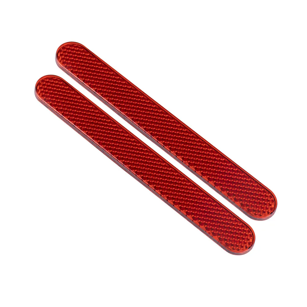 Fork Reflectors Sticker Front Universal Fit For Harley Dyna Switchback Red view 5
