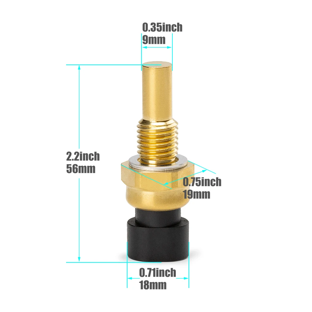 15326388 New Coolant Temperature Temp Sensor For GM For GMC TPI TBI LT1 LS1 LS2 4.8 5.3 6.0 5.7 OEM 15369305 2134333 213-4514