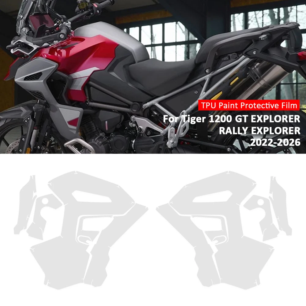 

For Tiger 1200 Rally EXPLORER PPF TPU Paint Protective Film Tiger 1200 GT EXPLORER Motorcycle Anti-Scratch Protective Film Kit