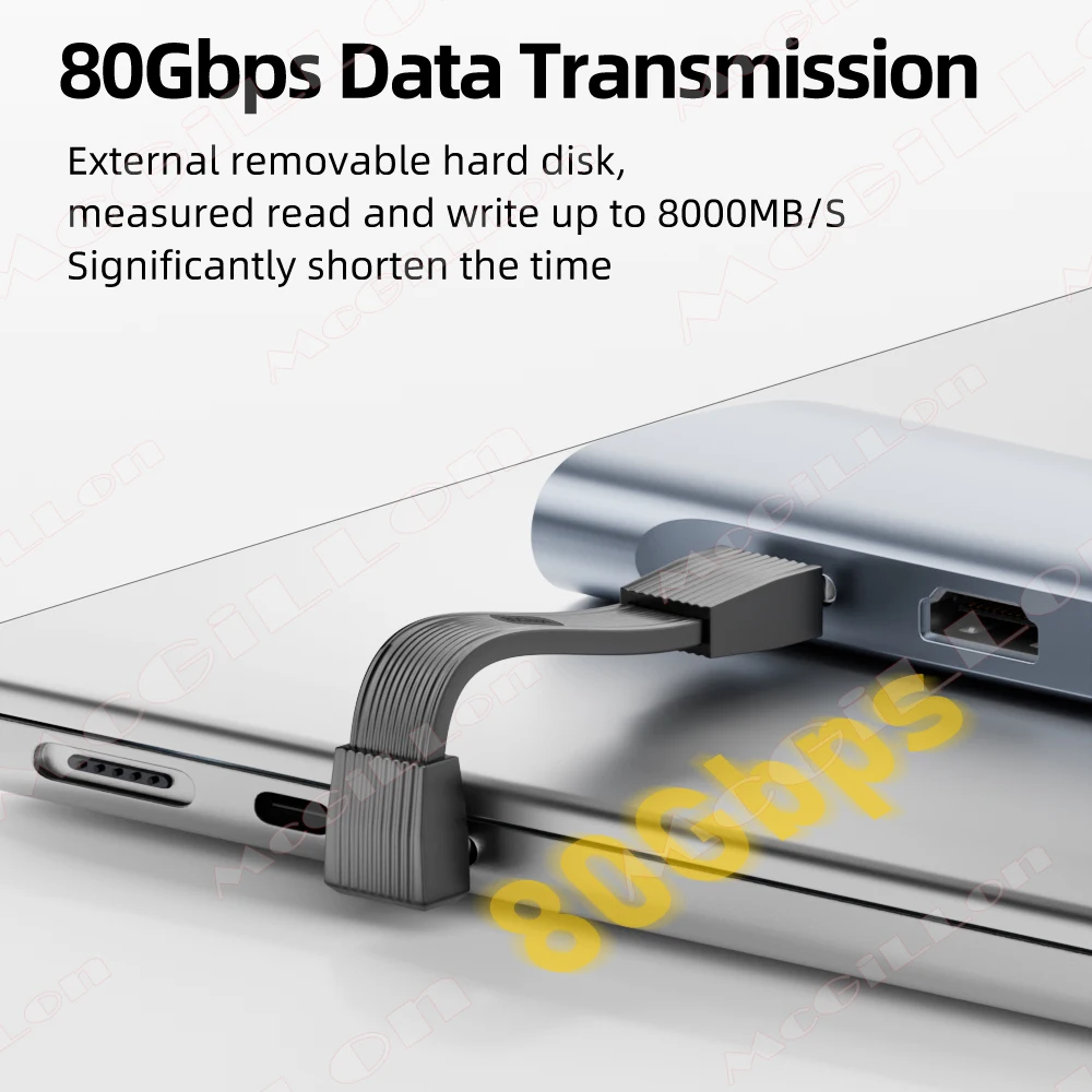 الكوع USB4 80Gbps Thunderbolt4 كابل بيانات PD240W 5A شحن سريع USB C إلى C كابل آيفون 17 16 ماك بوك 8K @ 60 هرتز نوع C كابل