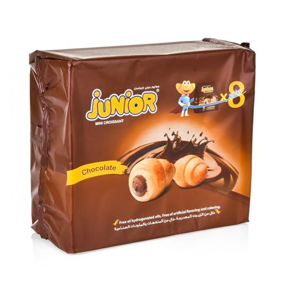 Junior Mini Croissant de Chocolate, 32 g × 8