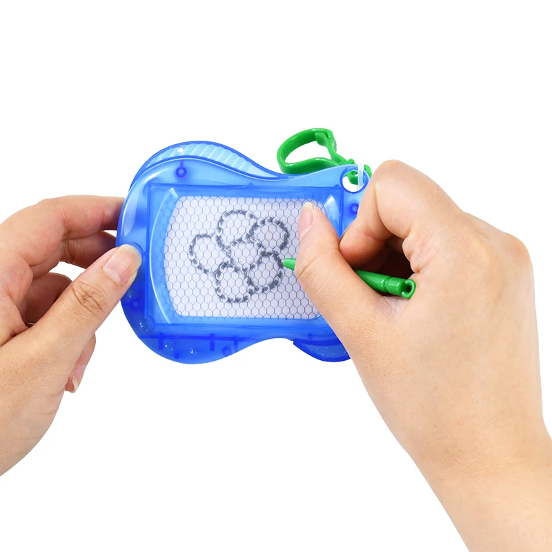 Mini Magnetic Drawing Boards Kids Backpack Keychain Kids Erasable Doodle Sketch Writing Pad Chidlren Birthday Party Favor Gifts