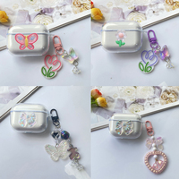 For MEIZU POP 1/2/2S pop pro POP 3 Earphone CaseFashion Flower Pendant Case Silicone Transparent Headset Cover