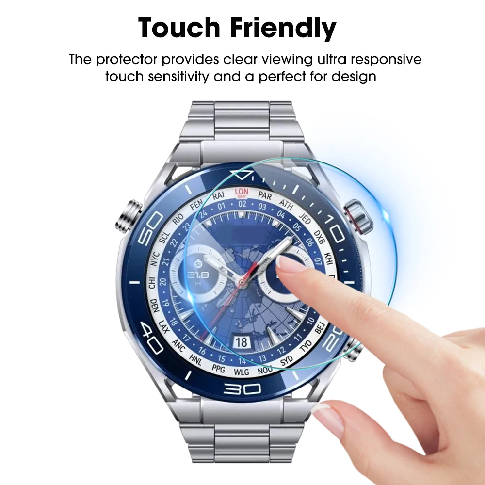 1/3/5Pcs Screen Protector Glass สําหรับ Huawei Watch Ultimate ป้องกันฟิล์มกระจกนิรภัย 9H สําหรับ Huawei Ultimate smartwatch ภาพยนตร์