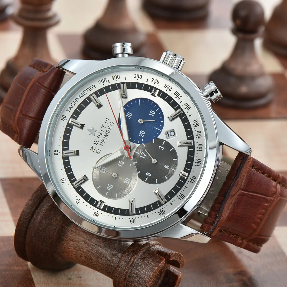 Classic Top AAA Hot Sale AAA OriginalBrand Watches For Mens Fashion Multifunctional Auto Date Quartz Wristwatch AAA Male Clocks