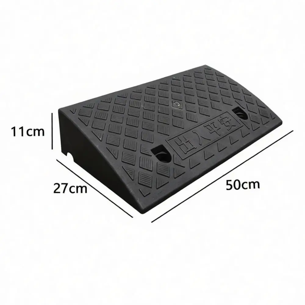 Heavy Duty Car Curb Ramp Plastic Threshold Pad For Garage Entryway Mobility Scooter Wheelchair Anti Slip Slope Tool