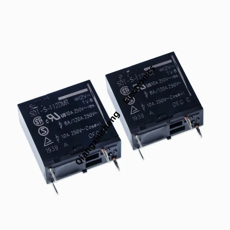 SDT-S-112DMR 4-pin relay 12V 5A 10A