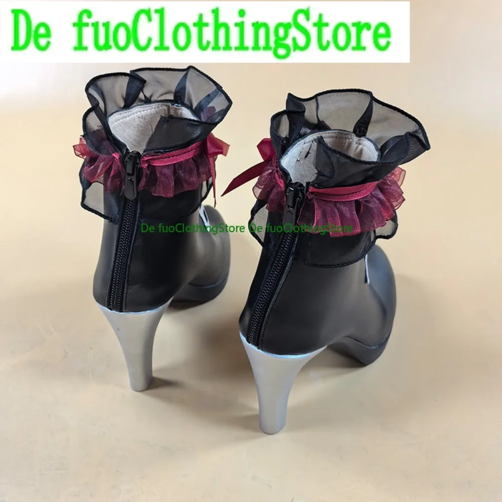 Defuo Identity V فتاة صغيرة ملكة جمال الرمان فراشة تأثيري أحذية أنيمي لعبة لعب الأدوار الأحذية والأحذية حفلة الهالوين