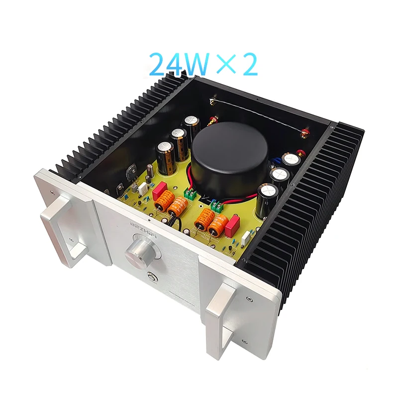 

Upgrade Version 24W*2 Hifi Pure Class A Power Amplifier Base On Classical Circuit Hood 1969 OTL AMP For Home Sound Audio