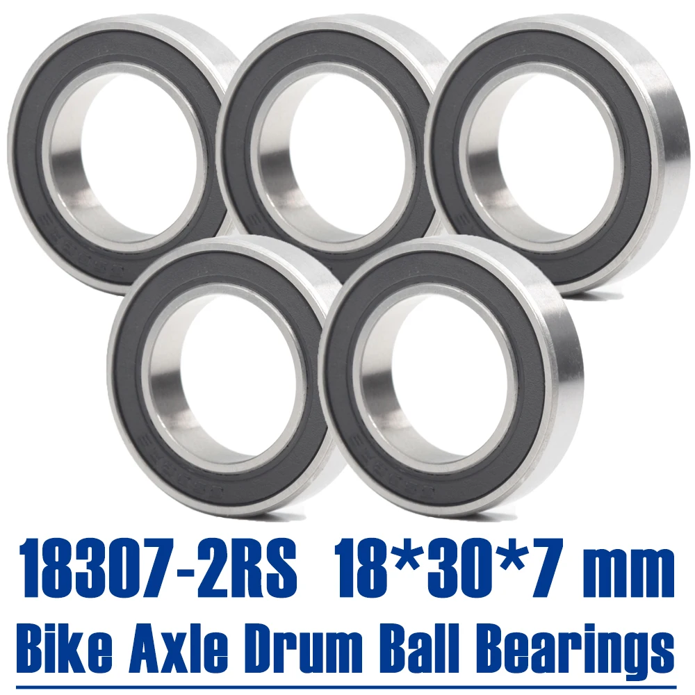 18307RS Bearing ( 5 PCS ) 18*30*7 mm Bicycle Axle 18307-LBLU Drum Ball Bearings 18307 6903/18 MR18307 For Bike