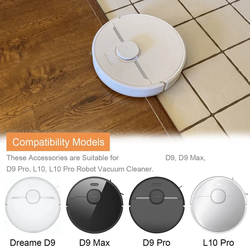 Substituição da escova lateral principal, Filtro Hepa para Xiaomi, Acessórios Robô Aspirador, Mijia, Dreame D9, L10, L10 Pro, Promoção