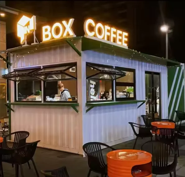 Pre-fabricated Portable Steel Container Bars & Coffee Shops For Hotel And Home Bar Use Modern Flat Pack Design Container Home