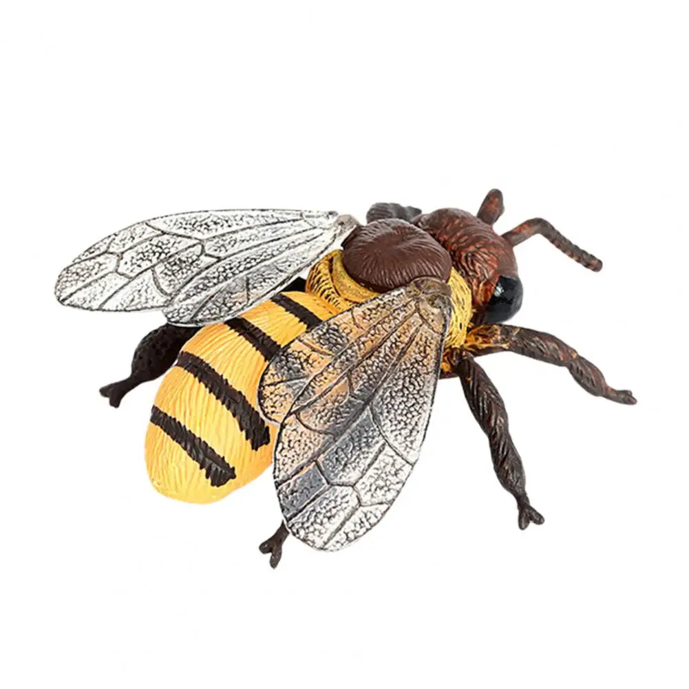 Interesting Wasp Bee Model Simulation Honeybee Model Fine Detail Miniature Animal Figure Wasp Bee Model Ornament  Decorative