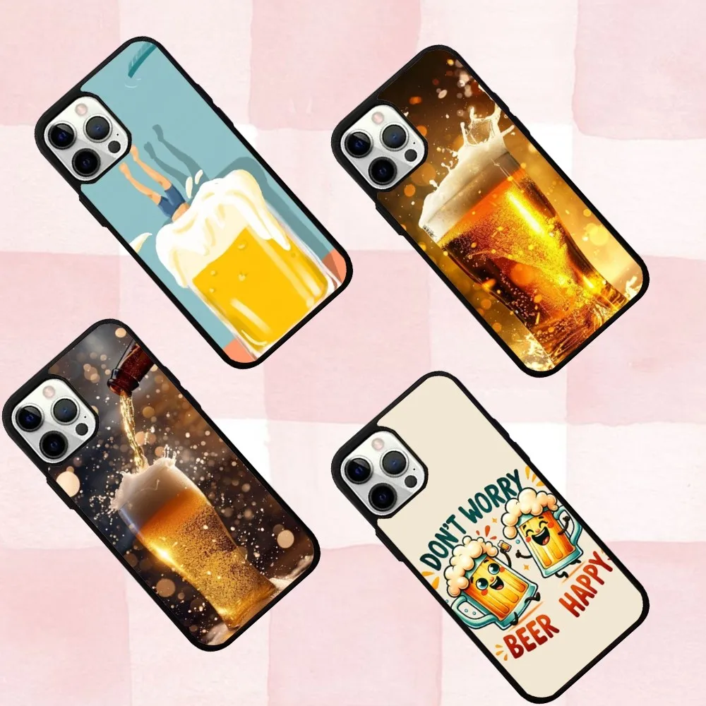 

Beer Art Phone Case For IPhone 16,se4,15,Pro,Max,Case 14,Plus,13,12,11 Magesafe Magnetic Wireless Charge Cover