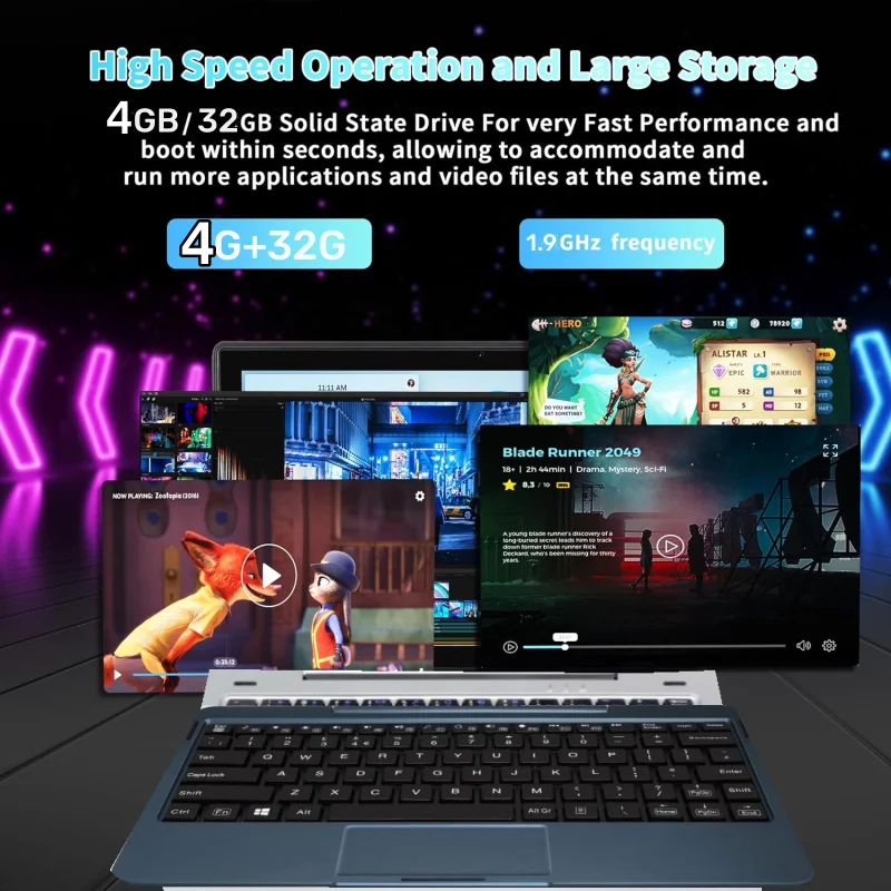 

Big Sales 10.1 INCH S12 Z8300 CPU 64 Bit 2 in1 Tablet PC 4GB DDR RAM 32GB ROM WINDOWS 10 Detachable Keyboard Battery 6000mAh