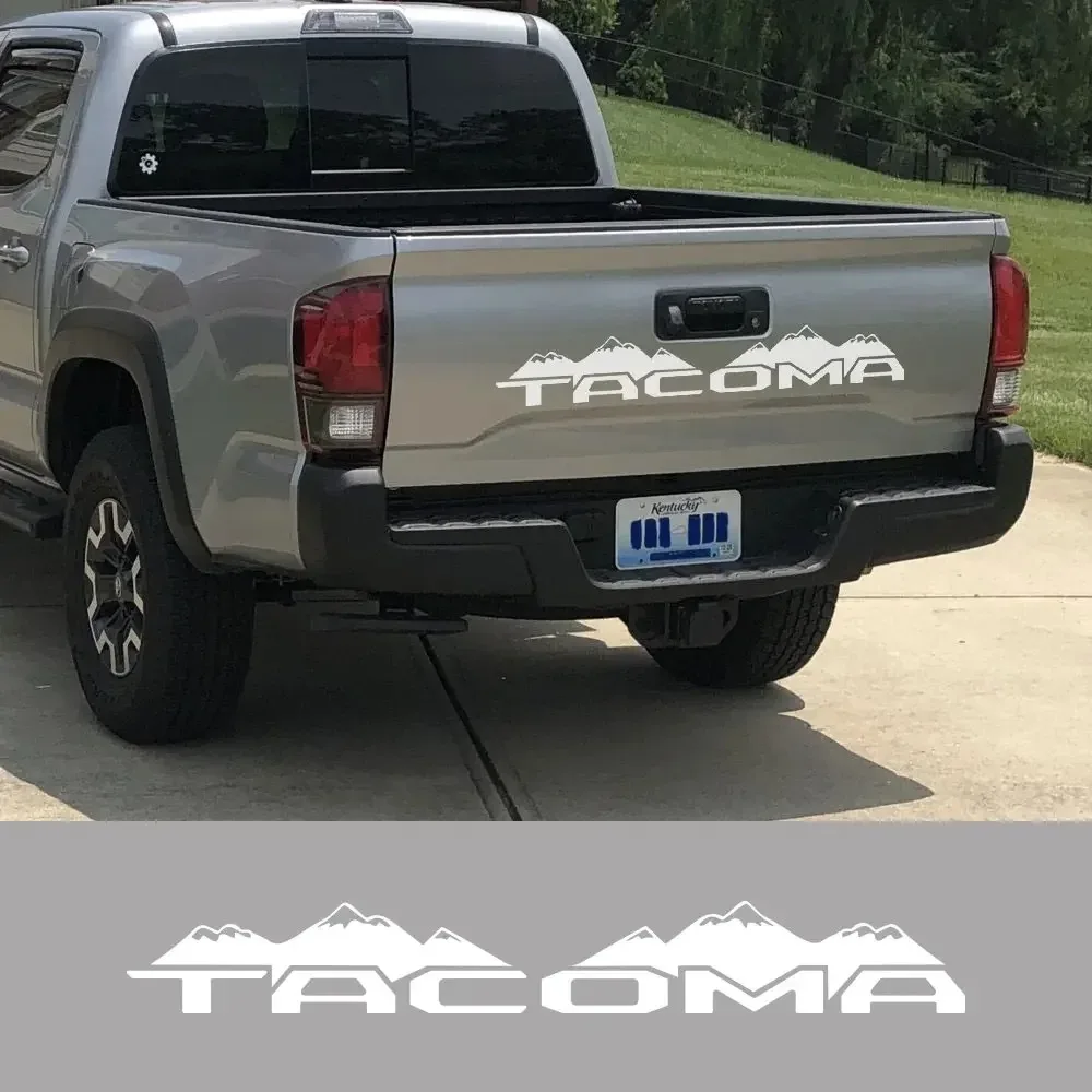 For Toyota Tacoma TRD Pro SR5 Car Rear Tail Sticker Pickup Truck Tailgate Mountain Graphics Vinyl Decals Decoration Accessories