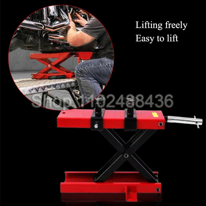 Motorcycle Lift Table Jack Crane 450/500Kg Motorcycle Repair Station Center Scissor Lift Workshop Work Bench