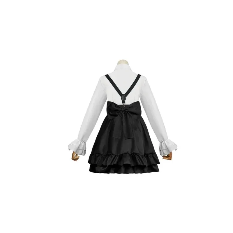

COSda@Hoshimiya Mukflats Cosplay Costumes for Women, Anime, Date Alive, Black and White Dress, Christmas Carnival Dress, ixCOS