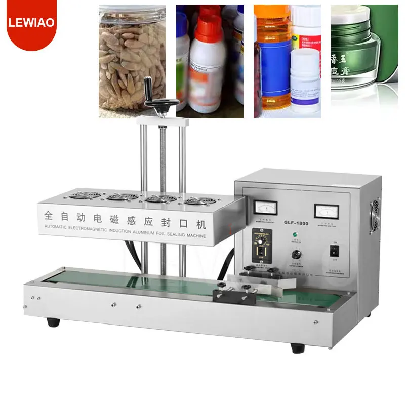 

Desktop Stainless Steel Cover Automatic Electromagnetic Foil Sealing Machine Continuous Induction Sealer