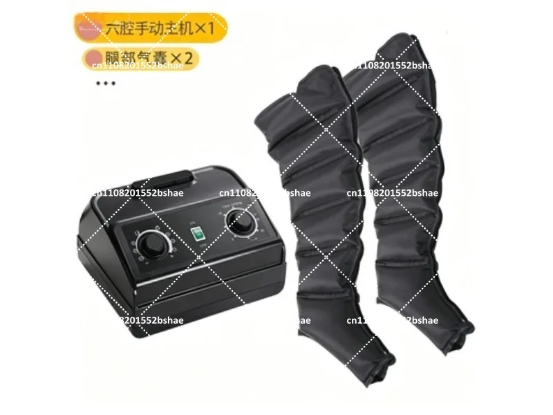 Air Wave Leg Massager with Pneumatic Compression, Automatic Kneading for Feet, Thigh & Calf Relief