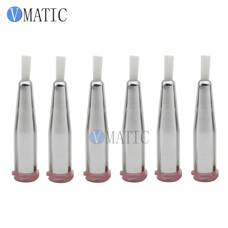 

Бесплатная доставка, 20 г, диаметр 2 мм, дозирующая щетка, игла с двойной винтовой резьбой, иглы EFD, мягкая щетка, игла с круглым ртом