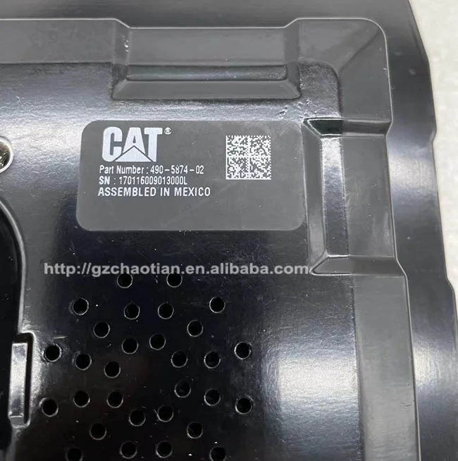 لوحة عرض شاشة الحفارة 490-5874 4905874 شاشة قياس العنقودية Assy المبرمجة لـ CAT 320 323 326 330 336 340 #3