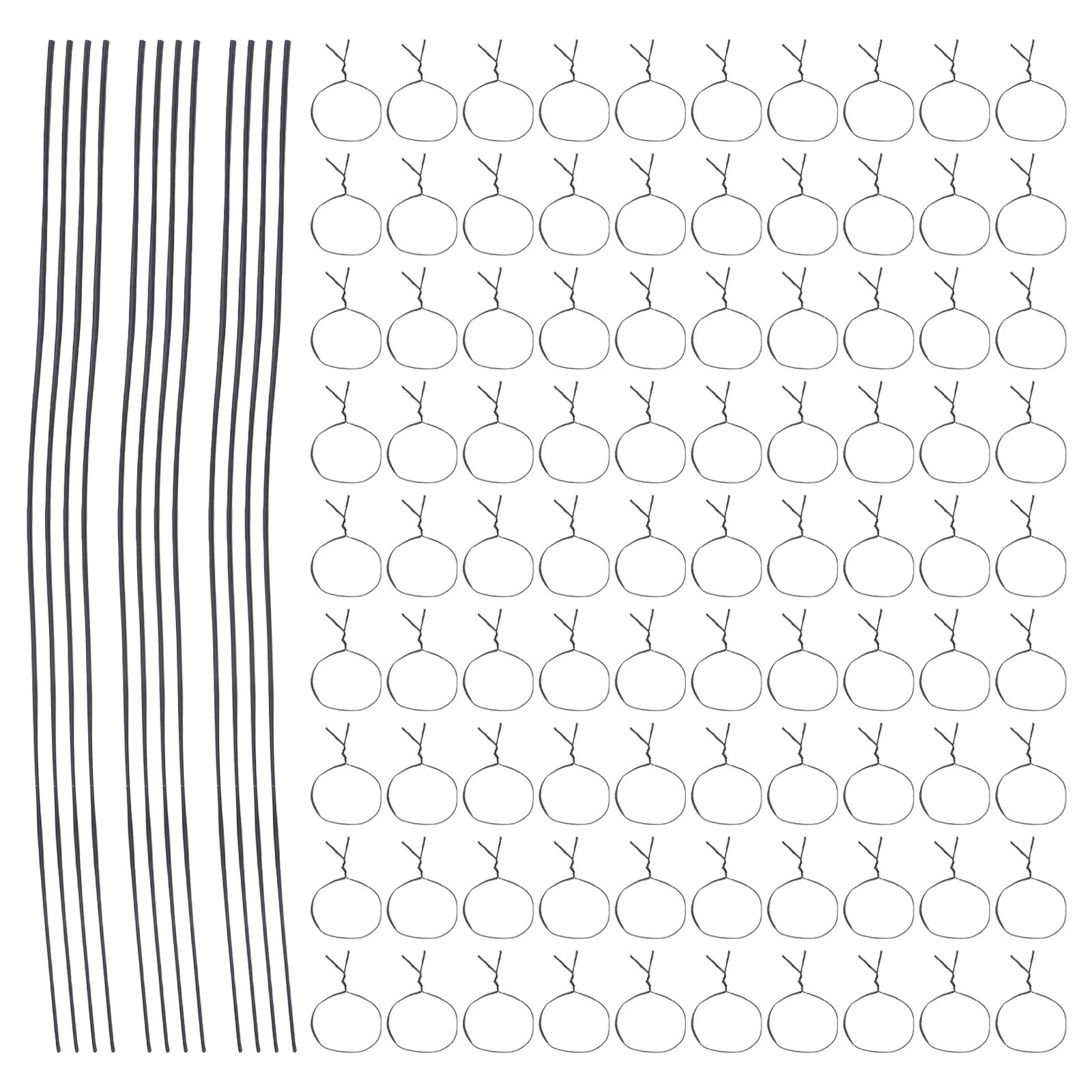 

1000 Pcs Glue Wire Strap Garden Plant Support Vine Coated for Plants Lagging Adjustable Tie