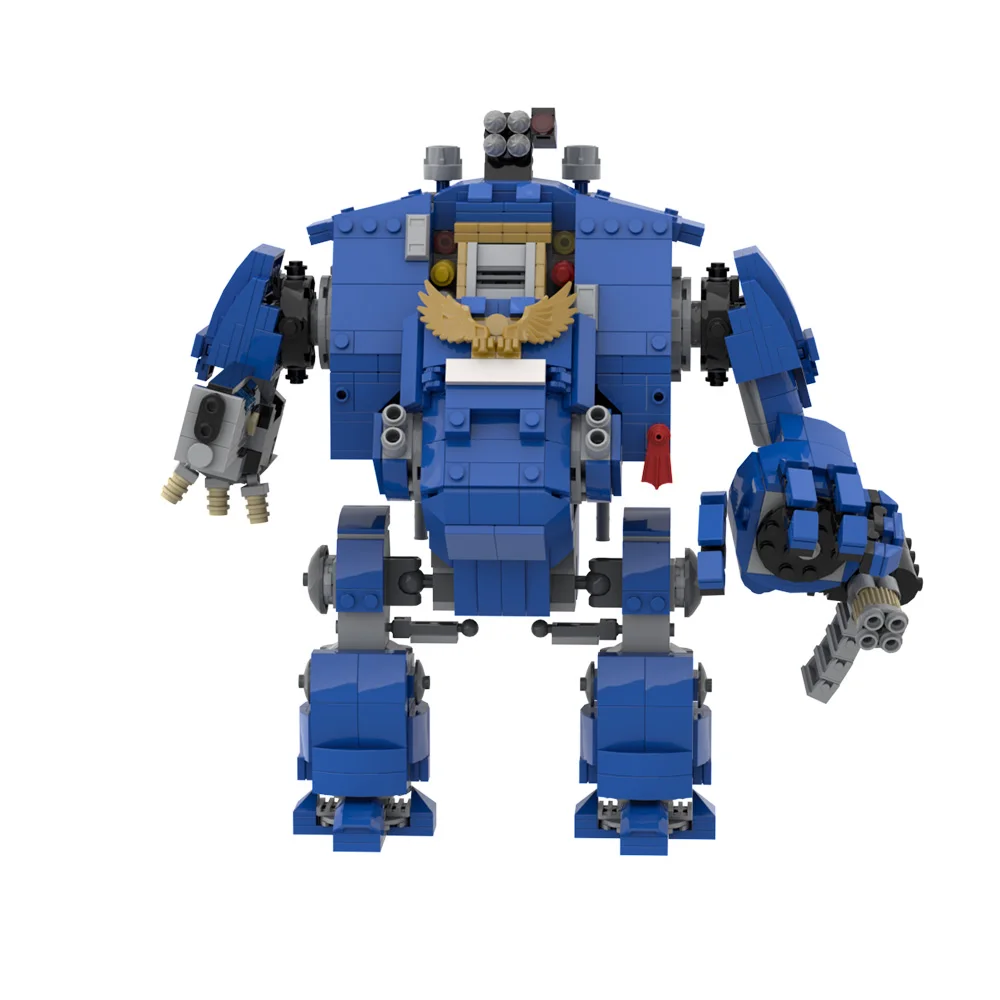 Moc robôs mecânicos uller kit fox battlemechs modelo blocos de construção primaris redemptor dreadnought mech robô tijolos brinquedo presente