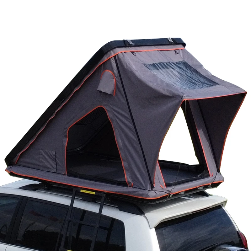 High Quality ABS Pop-up Triangle Hard Shell Car Rooftop Tent Lightweight For Outdoor Camping Travel