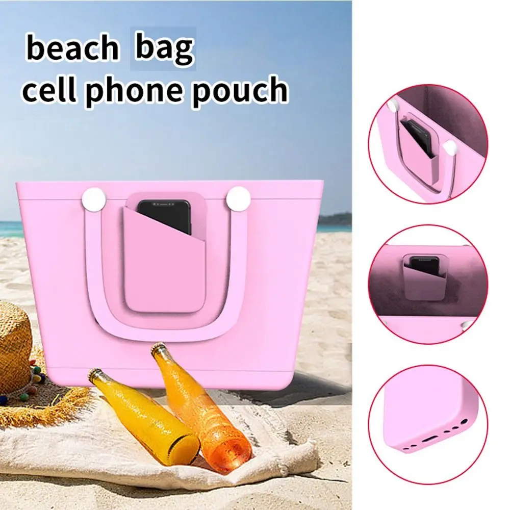 Silicone Storage Pouch Fashion Soft Reusable Phone Insert Case Phone Holder for Bogg Bag for Bogg Bag