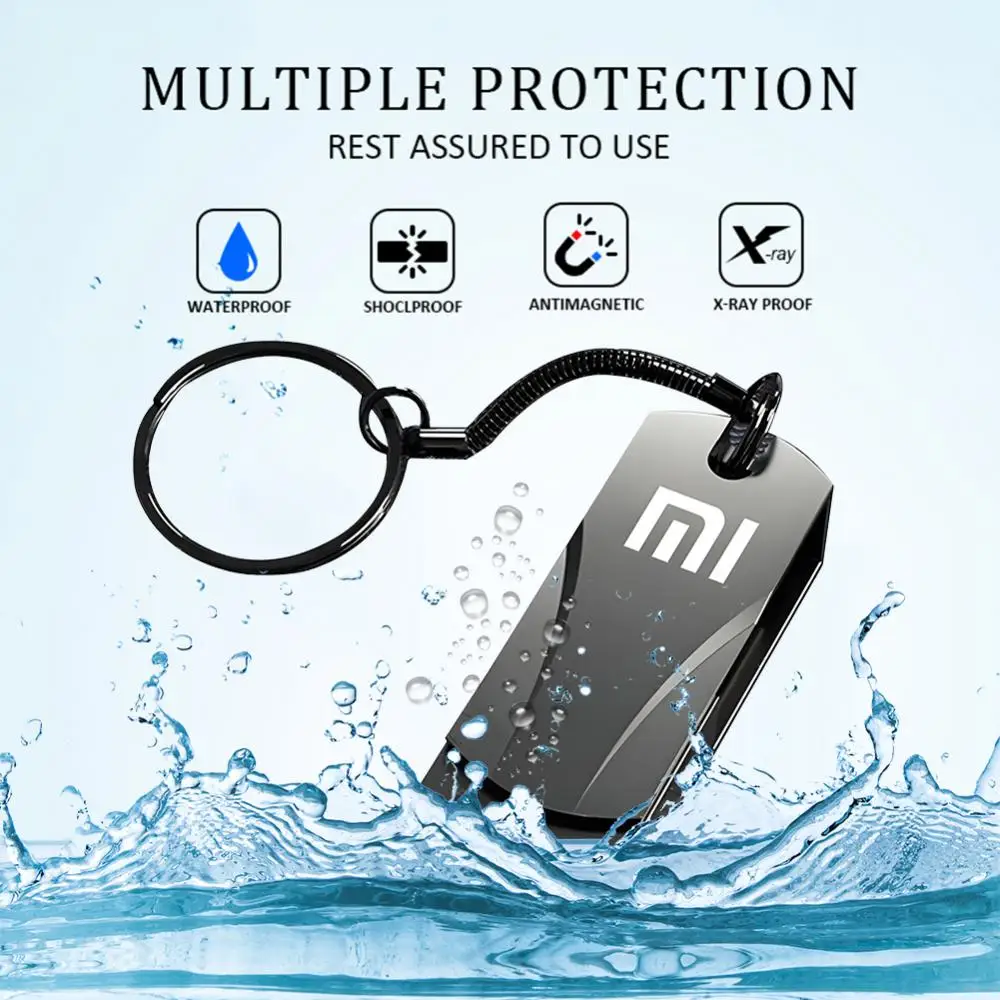 Xiaomi USB 3.0 Flash Drive 2TB High-Speed Data Transfer Memory Stick Ultra-Slim Thumb Drive Memoria USB Memory Stick 1TB 512GB