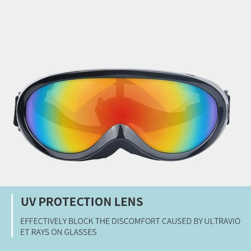 

TPU Ski Goggles Waterproof Windproof Wear Resistance Durable Anti Deform Skiing Glasses for Men Women Boy Girl Teenager