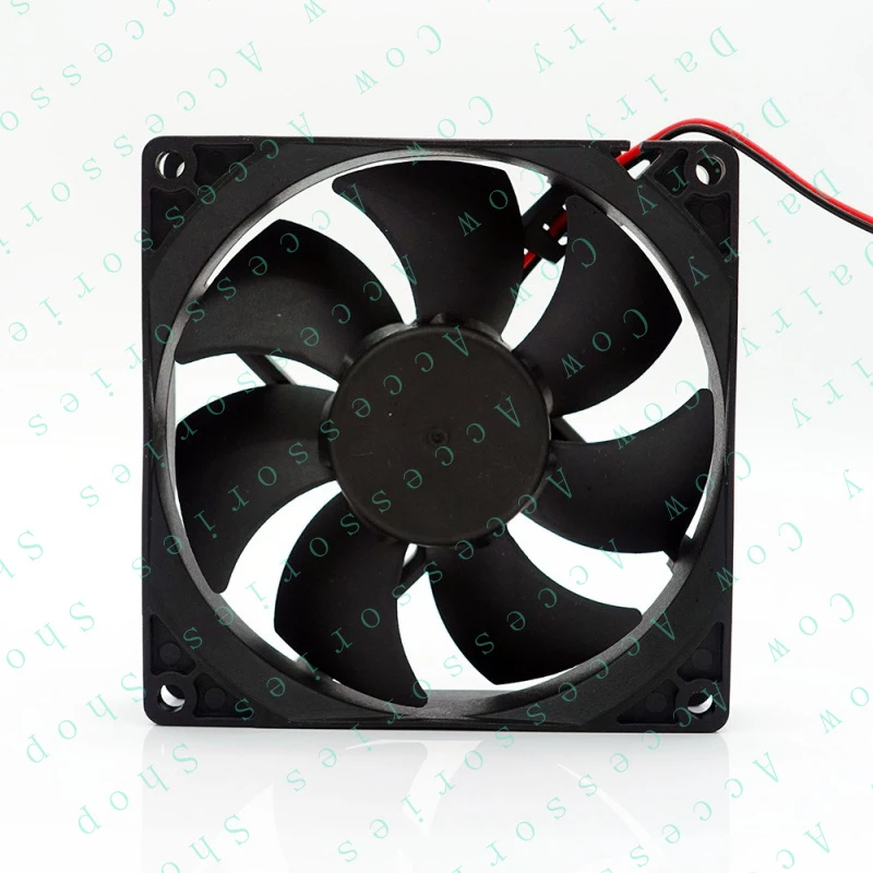 PP+Dual Ball Cooling Fan 9025 DC12V 0.3A 2-Wire AD0912UB-A70GL for ADDA