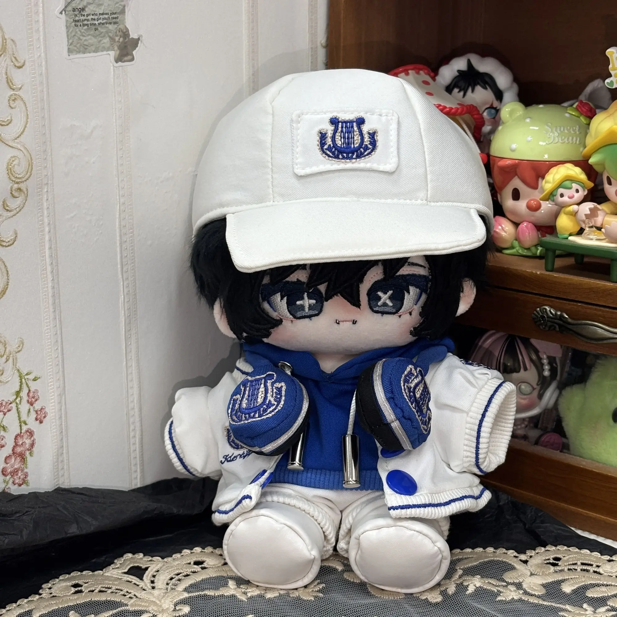 

Аниме Identity V Naib Subedar 20 СМ Плюшевая кукла Тело Киберспорт Мерца Косплей Одеваются Одежда Мягкая хлопковая кукла Игрушка Рождественский подарок