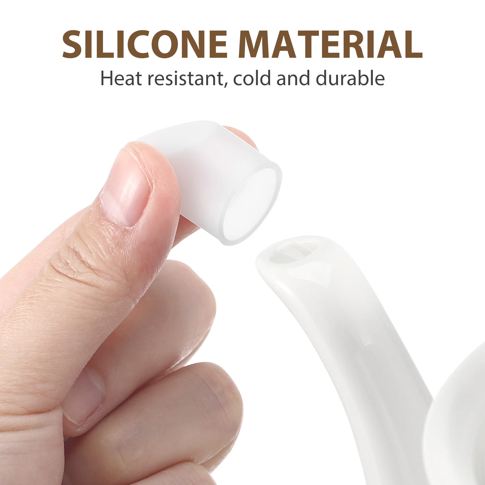 

1 set Silicone Teapot Spout Cover Heat Insulated Non-Slip Anti-Leak Protector Kettle Accessories Spout Sleeve Kitchen Barware