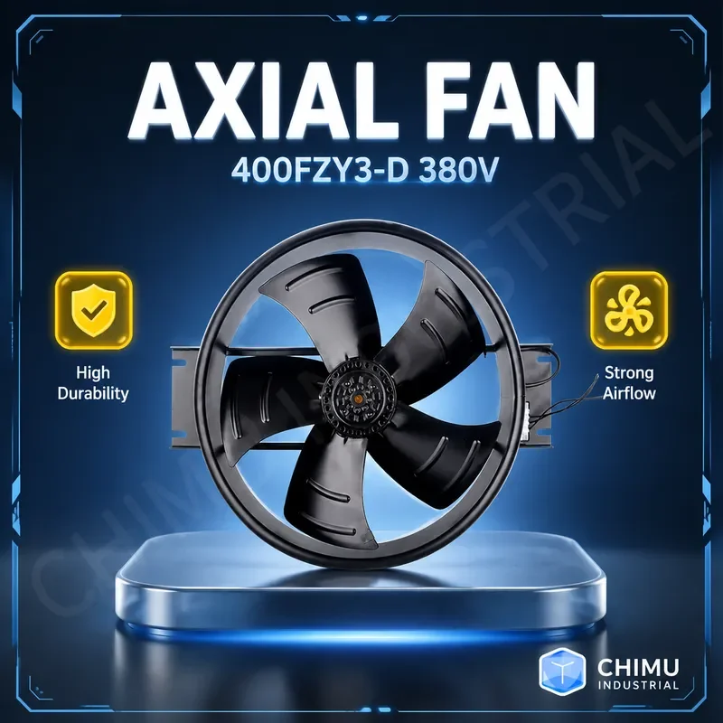 【CHIMU INDUSTRIAL】 for 400FZY2-D Axial Flow Fan Metal High Temp Cooling 220V 380V