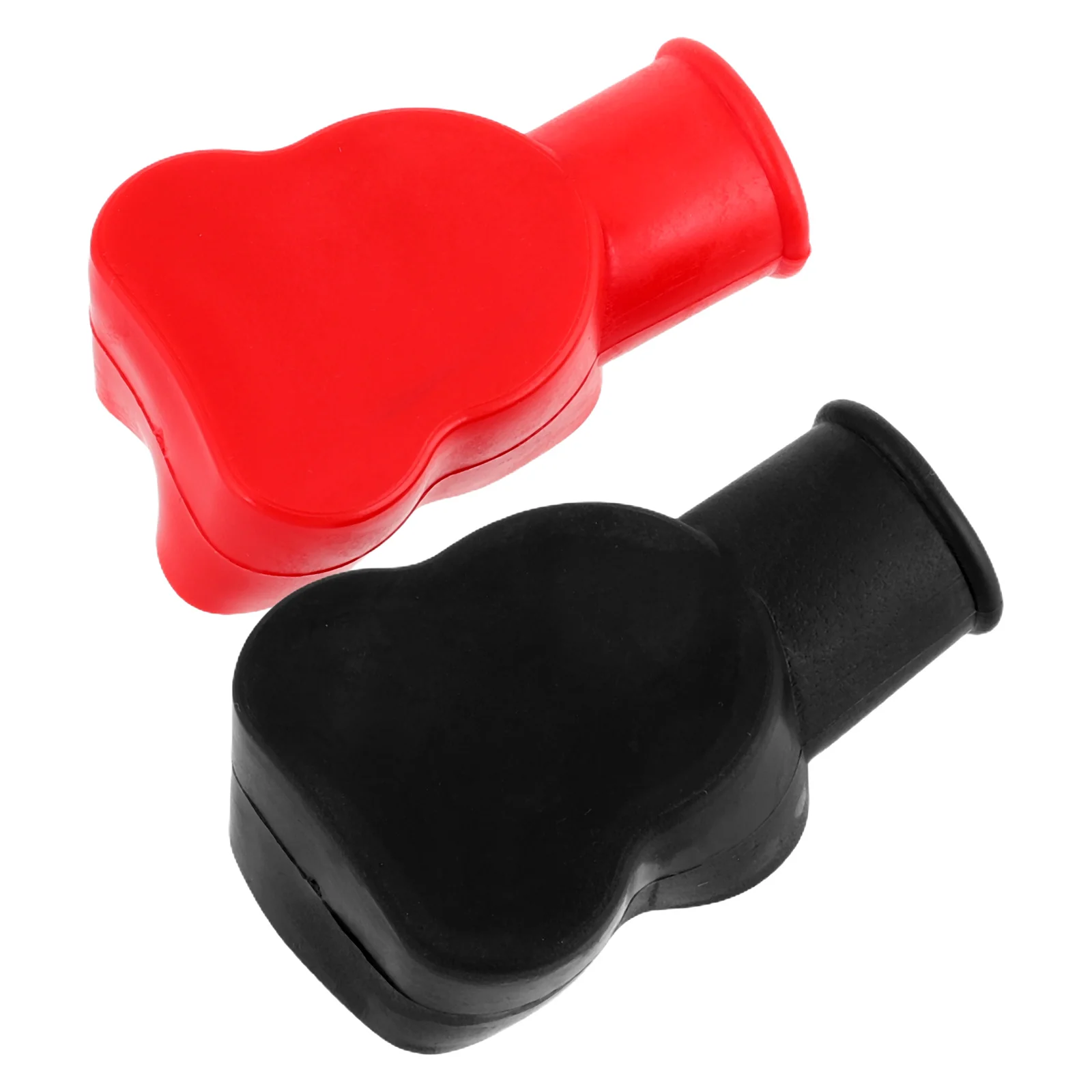 

1 Pair Terminal Protective Caps Pvc Insulated Waterproof Car Covers Cable Lug Protectors Auto Marine Use