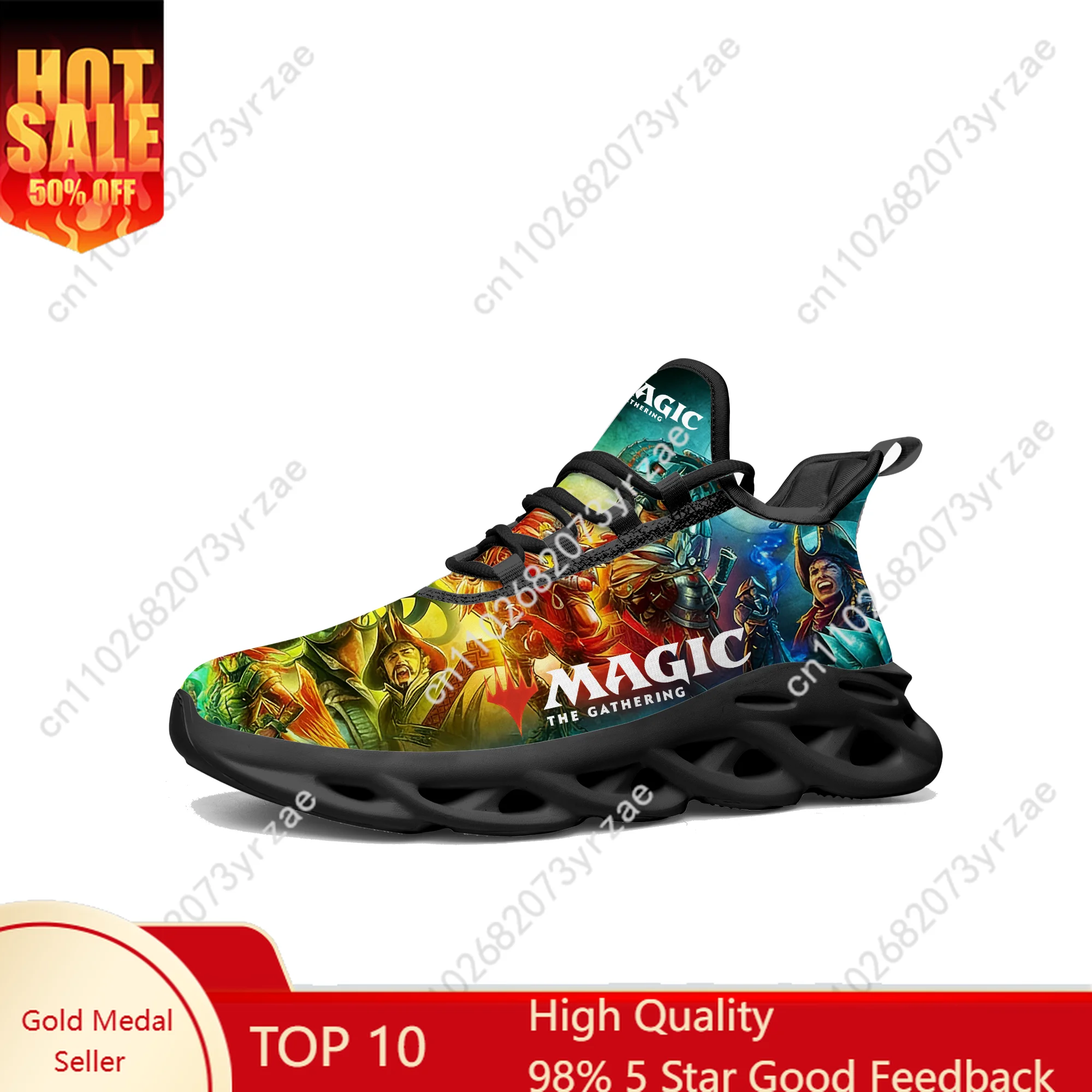 

Кроссовки Magic The Gathering Flats в стиле мультфильмов для мужчин, женщин и подростков, спортивные кроссовки для бега, модная обувь высокого качества, изготовленная на заказ