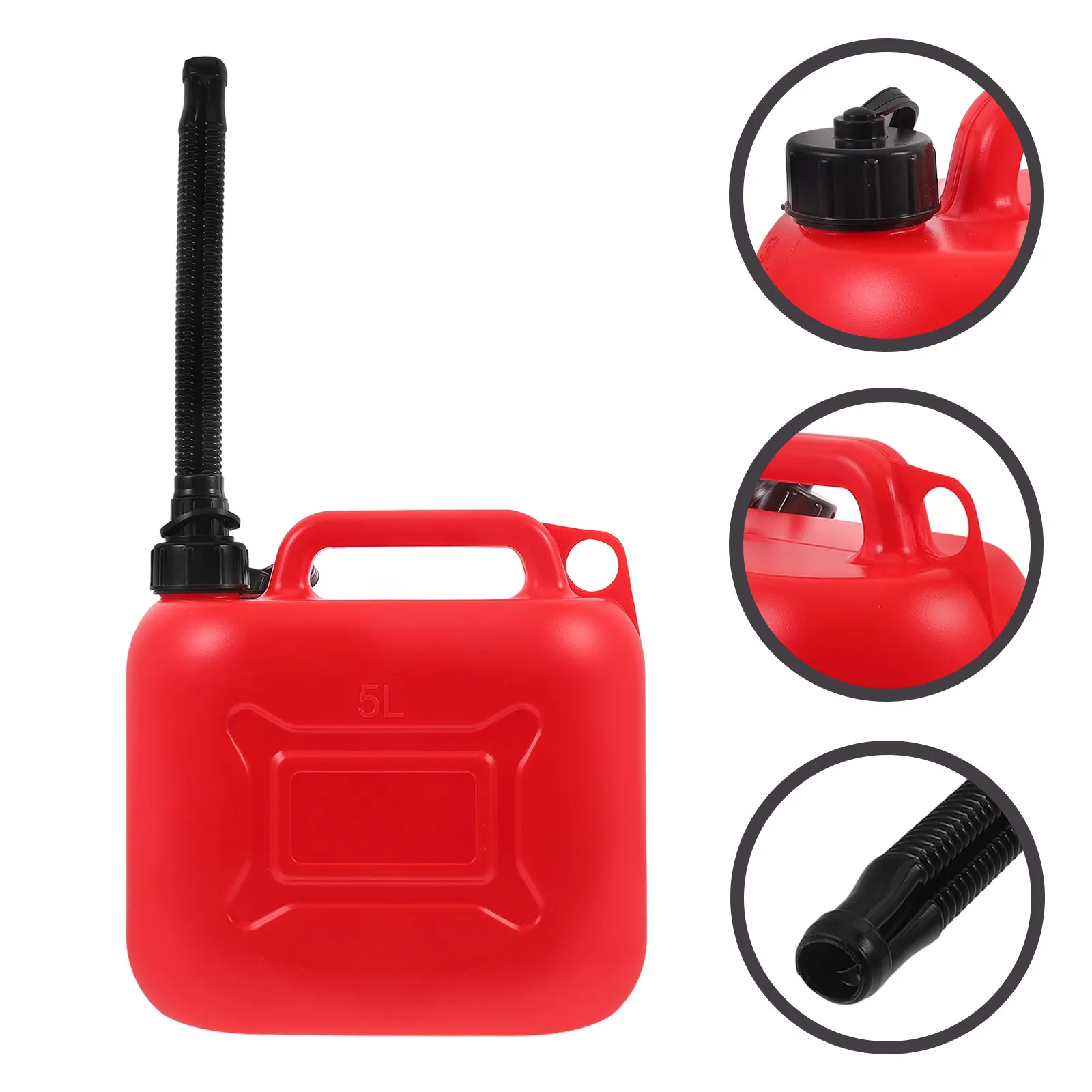 

Container Thickened Durable Portable Bucket Car Fuel Jug 5L Refillable Gas Tank Emergency Storage