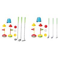 Kids Golf Club Set Multifunction Mini Golf Set for Children Backyard Lawn