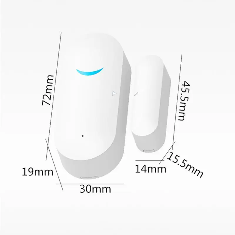 Remote Control Window Alarm Tuya Door And Window Alarm Wifi Mini Door Magnetic Sensor Wifi Door Sensor Battery Power Smart Home