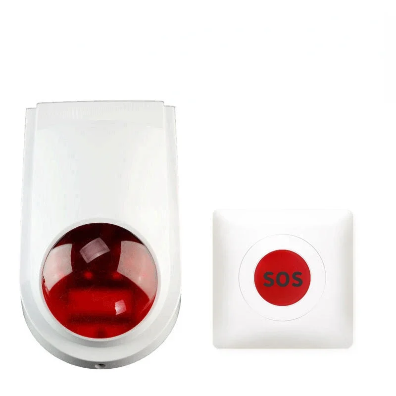 Allarme wc per disabili, suono accessibile, luce, pulsante di chiamata di emergenza wireless impermeabile, luce di segnalazione