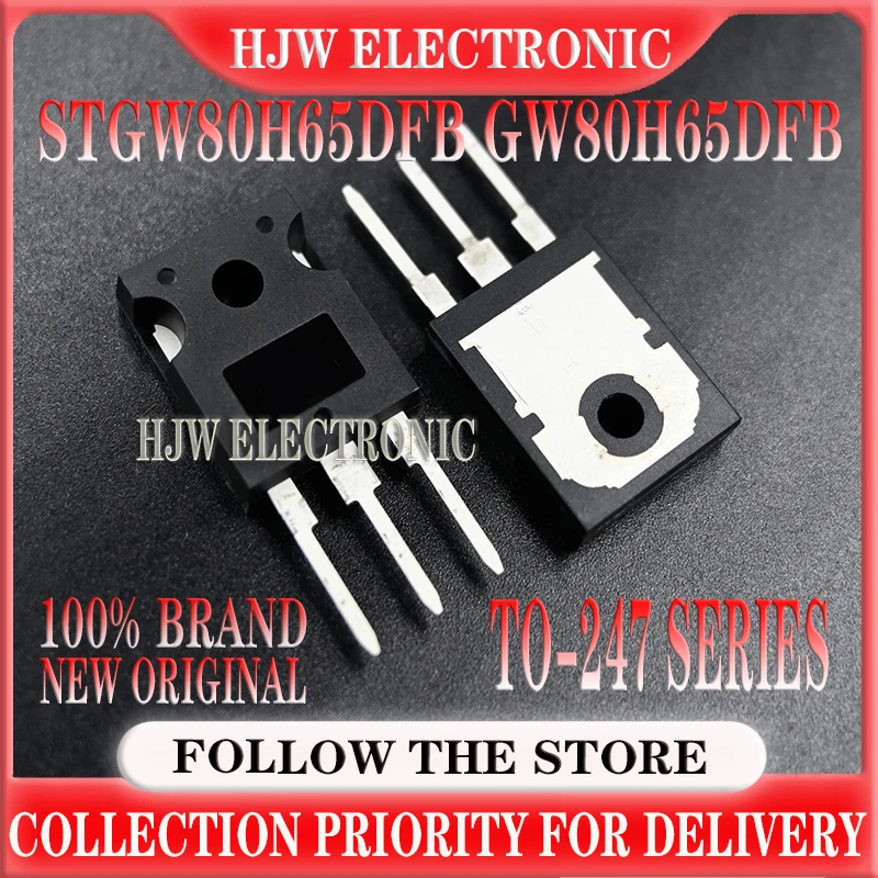 

10pcs-50pcs//LOT STGW80H65DFB TO-247 GW80H65DFB 650V 120A New original