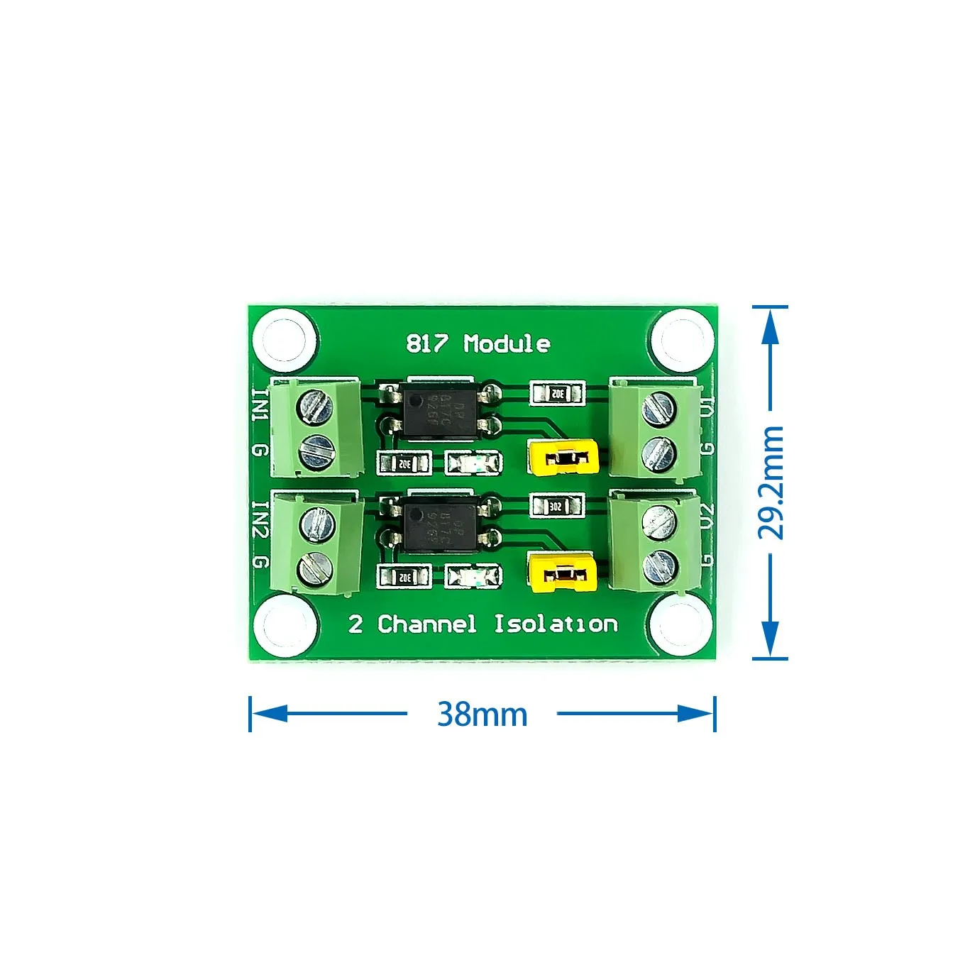 Optocoupler Isolation Board Conversor de Tensão, Módulo Adaptador, 3.6-30V Driver, Módulo isolado fotoelétrico, 1 2 4 8 Canais, PC817